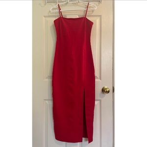 Dynamite Red Bodycon Midi Dress